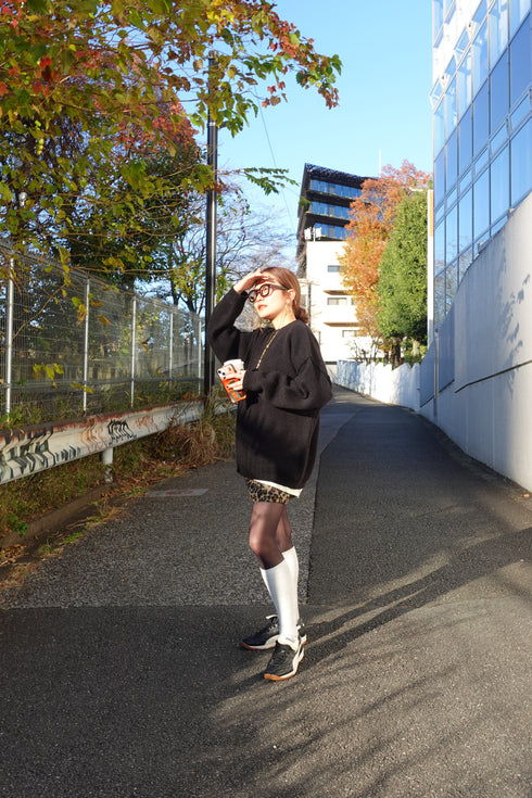 ベーシックルーズニット